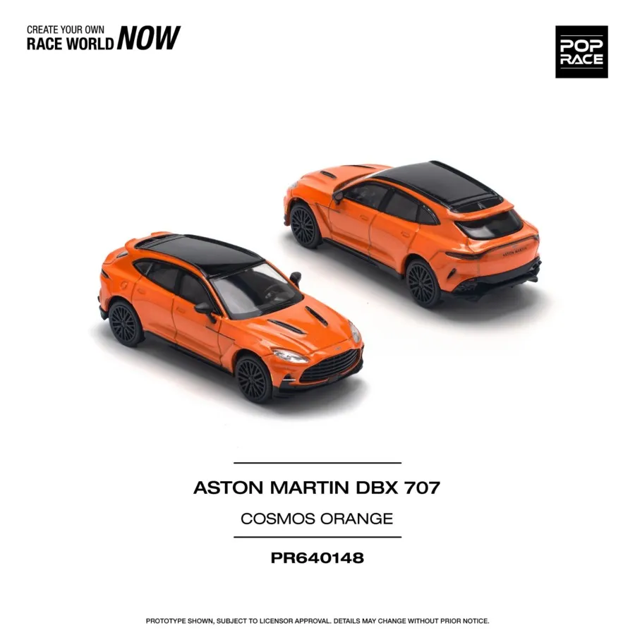 Pop Race 164 Aston Martin DBX 707 Cosmos Orange (PR6400148)